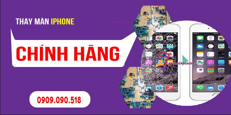 Hình 1: Thay màn hình iphone chính hãng